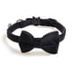 thumbnail image 1 of Zhuge Collar para gatos con hebilla ajustable, de seguridad, suave, para perros pequeños o gatos, con nudo de lazo, color negro, 1 of 4