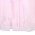 thumbnail image 7 of Little Girls Pink Shoulder Sash Bow Bridal Party Dress 3, 7 of 7