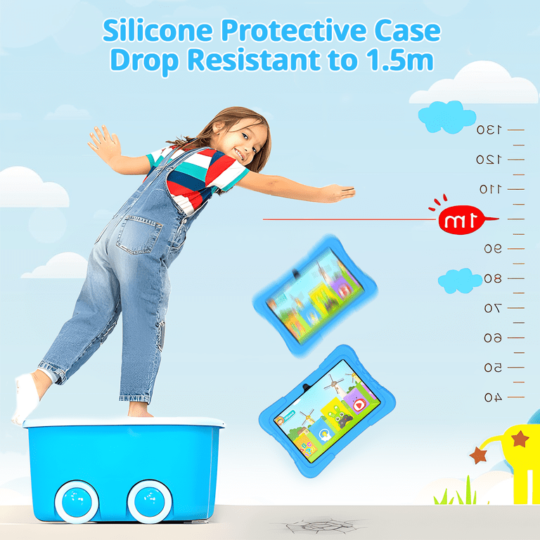 VEAT00L T08 Kids Tablet 7 Inch,Android 10 Tablet for Kids,16GB ROM