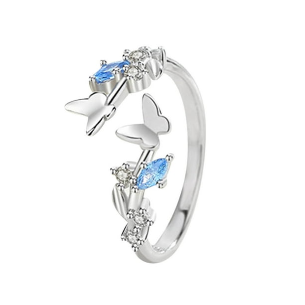 Joyas y relojes, Accesorios, Joyas, Anillos, Anillos, Moda Ajustar Anillo Anillos de compromiso de boda Compromiso Boda Cumpleaños Joyería Regalos, un anillo