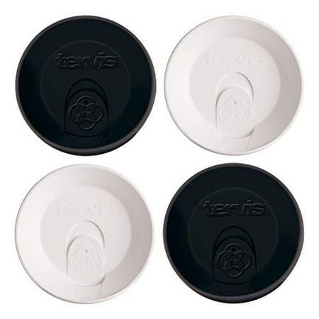 

Tervis Travel Lid Assorted 16oz 4pk Assorted Black and White