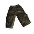 thumbnail image 1 of Pantalones cortos deportivos casuales para hombre de 6 pulgadas a escala 1:12 Verde, 1 of 9
