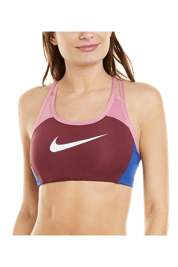 Women'sMedium Support Swoosh Training Bra Padded Large
