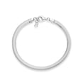 thumbnail image 3 of Miabella 925 Sterling Silver Italian Solid 4mm Domed Herringbone Snake Chain Link Bracelet for Women Men, Made in Italy (Length 6.5 Inch), 3 of 7