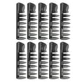 thumbnail image 3 of Styling Comb, Rounded Edge Wide Tooth Hair Comb  For Room Transparent Black,Transparent Brown, 3 of 8