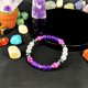 thumbnail image 5 of Pulsera de Cristal Mujeres Stress Amatista Mica Piedra Ajustable Unisex Boho Everyday Wear, 5 of 7