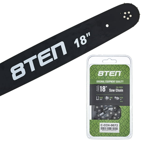 8TEN 18" Chainsaw Bar & Chain .050 3/8 66DL for Stihl Carlton MK1010268
