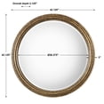 thumbnail image 3 of 09183-Uttermost-Spera  - 42.13 inch Round Mirror - 42.13 inches wide by 2.13 inches deep, 3 of 5