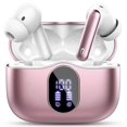 thumbnail image 1 of Auriculares inalámbricos Btootos A90 Bluetooth 5.4 IP7 color oro rosa, 1 of 8