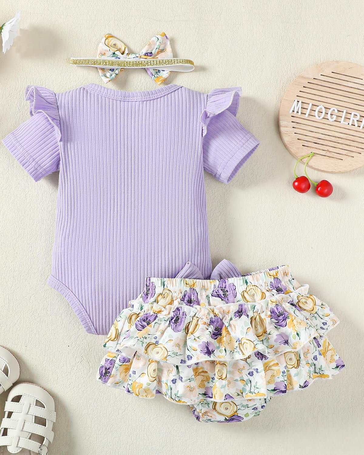 Newborn Infant Baby Girl Clothes Romper Shorts Set Floral Summer Outfits Cute Baby Clothes Girl