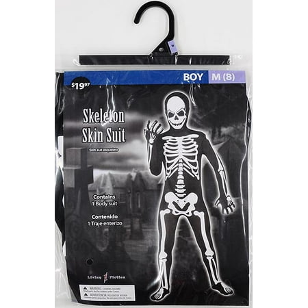 Skeleton Skin Suit Boys Halloween Costume