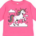 thumbnail image 4 of Inktastic Magical Unicorn on Clouds Boys or Girls Long Sleeve Toddler T-Shirt, 4 of 5