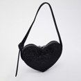 thumbnail image 2 of Bolso de diamante brillante, ligero, estilo lindo, correa ajustable para el hombro, bolso para las axilas, 2 of 6