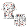 thumbnail image 4 of Xecao Tulips Flowers print Swimsuit for women, Summer-ready, sporty style.Quick-dry fabric. Many sizes & colors., 4 of 9
