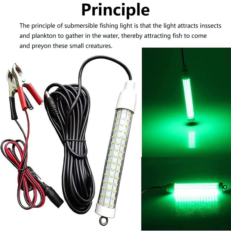 インジケーター●パイオニア●ハンドメイド●工作品●光り物●12V DXIMRX Green Underwater Fishing Light 12V LED Submersible Lamp