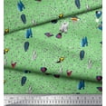 thumbnail image 2 of Soimoi Rayon Fabric Spaceship,Star & Satellite Cartoon Printed Fabric 1 Yard 56 Inch Wide, 2 of 3