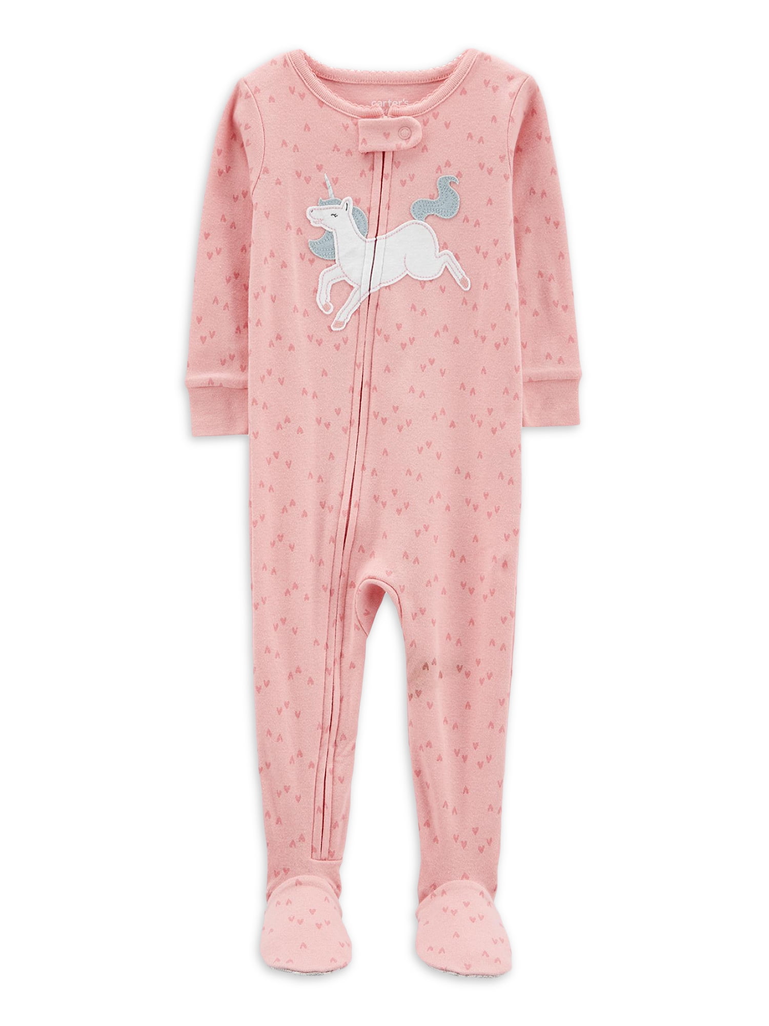 Carter's Child of Mine Baby Girl One-Piece Pajama, 12-24M