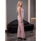 thumbnail image 4 of Conjunto Fashion 2 Piezas, Top Sin Mangas con Botones y Pantalón Ajustado con Corte Flare para Mujer, 4 of 5
