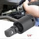 thumbnail image 1 of 1/4 Pneumatic Swivel Joint Drive Socket Adapter Converter Reducer Air Impact Craftsman Socket Wrench Hand Tools Universal, 1 of 3