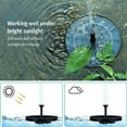thumbnail image 3 of Cowin Solar Bird Bath Fountain Pump, Solar Fountain with 4 Nozzle, Free Standing Floating Solar Powered Water Fountain Pump for Bird Bath, Garden, Pond, Pool, Outdoor, 3 of 6
