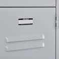 thumbnail image 5 of 3-Tier 3 Door Locker, 12"Wx15"Dx24"H, Gray, Unassembled, 5 of 7