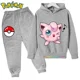 thumbnail image 1 of Ropa Deportiva de Pokémon para niños, Sudadera con capucha y pantalones de Pikachu de manga larga, conjuntos de 2 piezas, otoño, 1 of 1