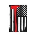 thumbnail image 5 of Wukai Firefighters USA Flag Print Garden Flag 12.5x18 Inch Double Sided Sun-resistant Rain-resistant, Wrinkle-resistant Colorfast(Only Flag), 5 of 7