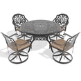 thumbnail image 2 of All-weather Aluminum Construction, Smooth Rotation / Garden Dining with Comfortable Backrest and High-temperature-resistant Coating, 2 of 6