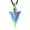 Rainbow, variant on Men Women Arrowhead Cremation Jewelry for Ashes Urn Necklace Lockets for Human Ashes Pet Ashes Holder