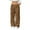 d-628Coffee121, variant on MEZZALL Women Loose Pants Fashion Warm Elastic Waist Straight Casual Wear Cozy Solid Color Daliy Leisure Slacks Trousers