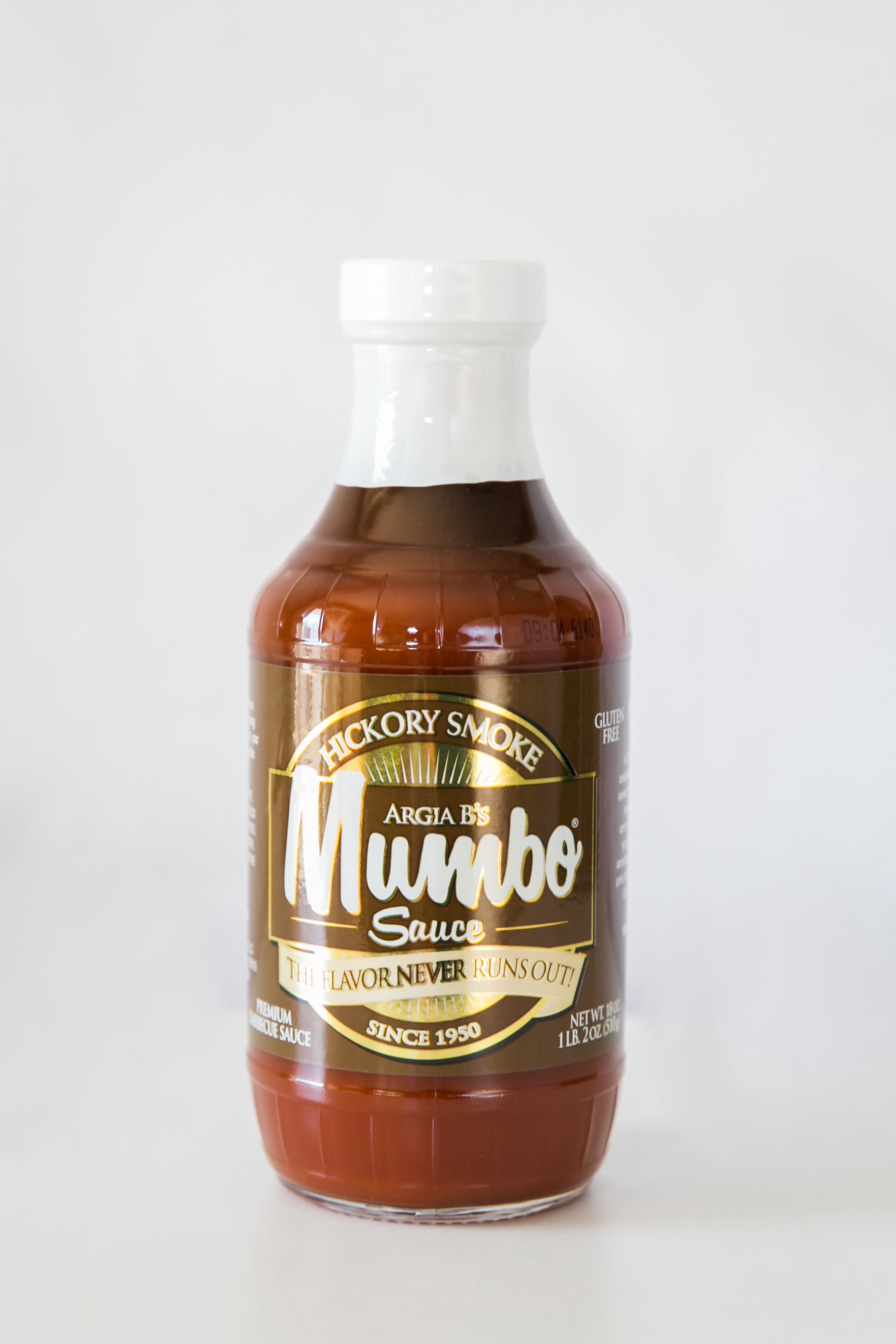 Argia B's Mumbo Sauce, Hickory Smoke BBQ Sauce, 18 Ounce Bottle