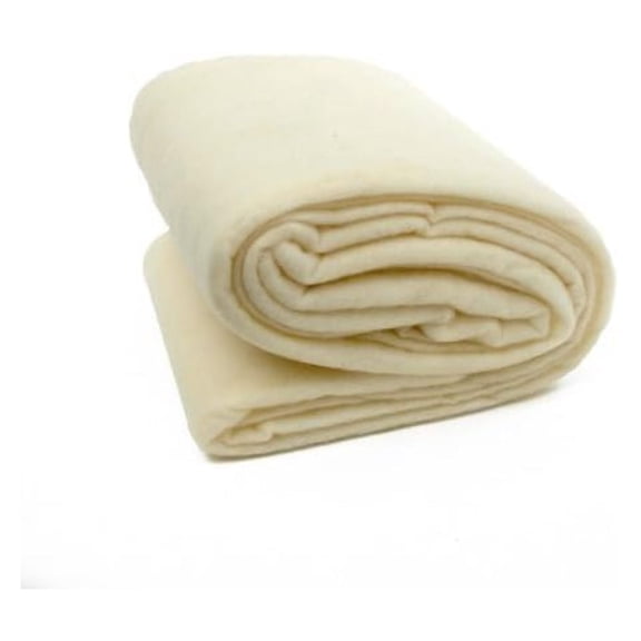 Dream Wool 96x93 inch Double Size Merino Wool Quilt Batting, Scoured Lofted Batting for Hand & Machine Quilting All Projects