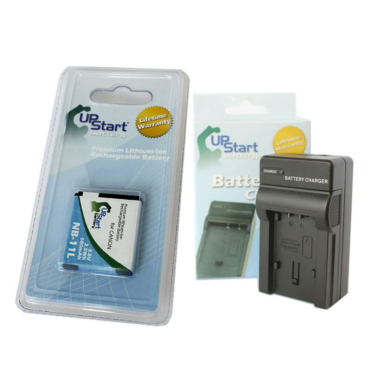 Canon PowerShot A2500 Battery and Charger - Replacement for Canon NB-11L Digital Camera Batteries and Chargers (680mAh, 3.6V, Lithium-Ion) Walmart.com