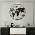 thumbnail image 4 of Industrial Retro Iron 3D Map Wall Clock with Creative Digital & Pointer Display, 24-Hour Indicator, Sweep Second Motor – Stylish Compact Decor (61.5*5*60.5cm) for Home, Office, Public Spaces, 4 of 6