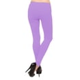 thumbnail image 3 of Vivian's Fashions Extra Long Leggings - Cotton, Misses Size (Lavender, 4X), 3 of 3