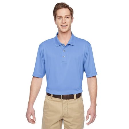 Harriton Men's Advantage IL Snap Placket Performance Polo