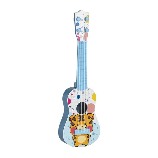 Fridja Kids Guitar Ukulele Beginner Musical Instrument 16 Inches With 4 Strings Mini Guitar For Skill Improving Kids Play Early Educational Pre School Children Toddler Christmas Gift for Kids