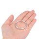 thumbnail image 3 of Uxcell 1.18'' Hebilla de anillo O Juntas tóricas para accesorios de bolsa de hardware, cinturón, manualidades DIY, aleación de zinc tono plateado 10 piezas, 3 of 3