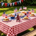 thumbnail image 4 of Cififendec 4th of July Star Tabletop Decor, 4.72"×4.25", Patriotic Red White Blue Hollow-Out Ornament for Dining Table Centerpieces Displays(Red), 4 of 5