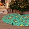 thumbnail image 6 of Yiaed Funny Animals in Jungle Print Christmas Tree Skirt , Tree SkirtsTree Mat for Christmas Winter Holiday Indoor Decorations-36", 6 of 7
