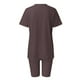 thumbnail image 4 of Conjunto deportivo de manga corta y pantalones cortos para mujer, para yoga y running - S-XXXL, 4 of 6