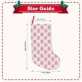 thumbnail image 3 of KLL Pink Disco Ball for 18" Christmas Stocking Snowman Xmas Stocking Holiday Christmas Decoration Gifts for Family Kids, 3 of 8