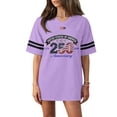 thumbnail image 3 of 250th Anniversary Usa Shirt Women Casual Short Sleeve Tshirts Fashion 250 Year American Anniversary Shirt, 3 of 6