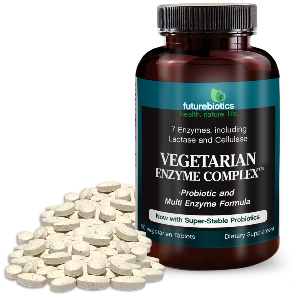 Futurebiotics Vegetarian Enzyme Complex Better Digestion, 90 Vegetarian Tablets