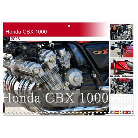 Honda CBX 1000 (Monthly Wall Calendar 2026 11.7 x 16.5 (open)), CALVENDO 14 Month Calendar