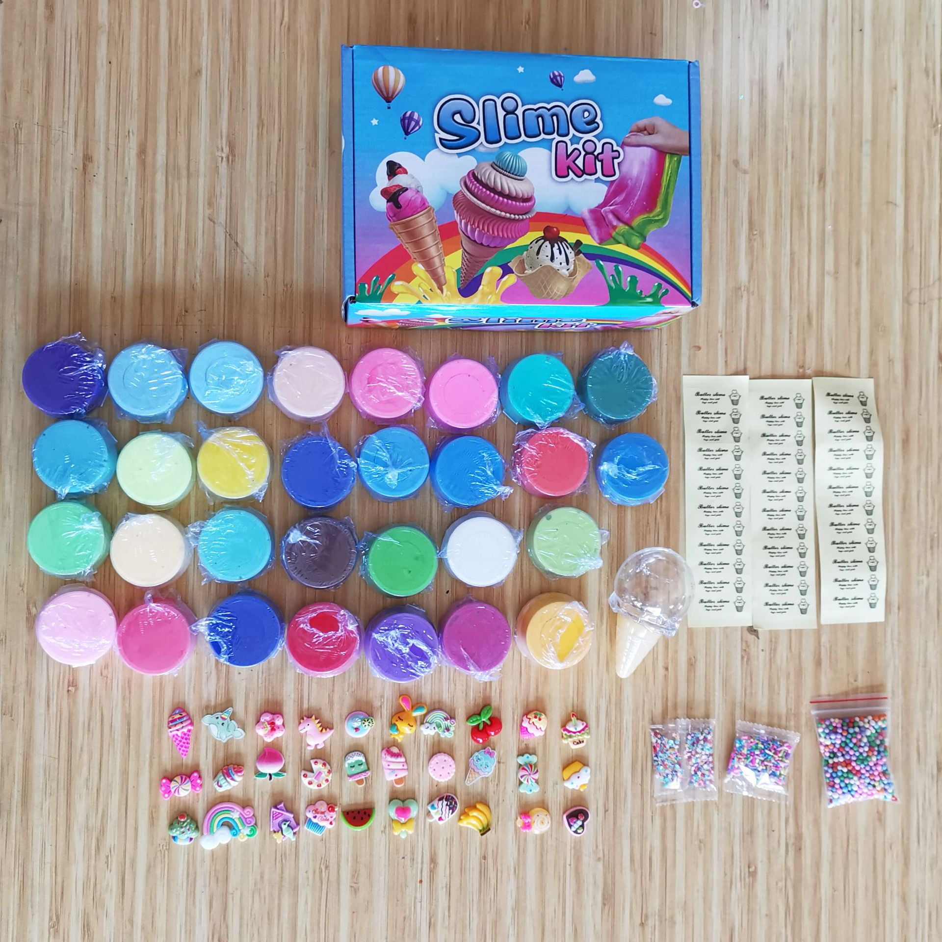 30 Pack Butter Slime Kit, Mini Scented Slime for Kids Party Favor, Stretchy and Non-Sticky, Soft Slime Stress Relief Toys