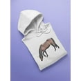thumbnail image 3 of Horse With Horn Hoodie Women -Image by Shutterstock, Female x-Large, 3 of 4