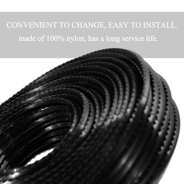 3.0Mm 60 Meters Professional Fine Quality Nylon Sawtooth Trimmer Rope Brush Cutter Strimmer Line Mowing Wire Lawn Mower Accessory Walmart