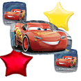 thumbnail image 1 of Cars 3 Lightning McQueen Bouquet de Ballons : Ensemble de 5 Ballons en Feuille, 1 of 7