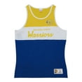 thumbnail image 2 of Men's Mitchell & Ness Royal Golden State Warriors Special Script Tank Top, 2 of 3